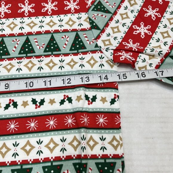 Carters‎ Pajamas Set Adult S 2 Piece Holiday Trees Christmas Snug Fit Cotton - Picture 3 of 11